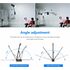 Lot de 2 Bras triangulaires de Fixation Murale pour Studio 
