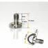 Quick release Camera Fixing screw 1/4" 