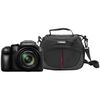 Appareil photo compact / bridge numérique Panasonic Lumix DC-FZ82D avec housse