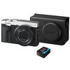 photo Panasonic Lumix DC-TZ99 Argent + étui cuir + 2ème batterie