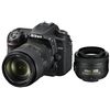 Appareil photo Reflex numérique Nikon D7500 + 18-140mm + 35mm F1.8