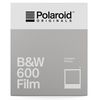 photo Polaroid 600 B&W Film noir & blanc avec cadre blanc (8 poses)