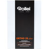 Film pellicule Rollei Ortho 25 plus 4x5" - 25 feuilles