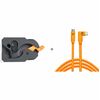 Plateau / Vis pour trépied Tether Tools TetherGuard LeverLock Plate + Câble USB-C vers Right-Angle USB-C 4.6m