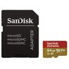 photo SanDisk microSDXC 64 Go Extreme UHS-I 1067x (160 Mb/s) + adaptateur