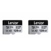 Cartes mémoires Lexar Pack de 2 microSDXC 128 Go Professional SILVER PLUS UHS-I (205 Mb/s)