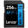 Cartes mémoires Lexar Carte SDXC PRO 256GB UHS-1 V30 Série Blue (800x)