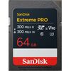 Cartes mémoires SanDisk SDXC Extreme Pro 64GB UHS-II 300MB/s V90