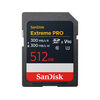 Cartes mémoires SanDisk SDXC Extreme Pro 512GB UHS-II 300MB/s V90