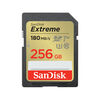 Cartes mémoires SanDisk SDXC 256 Go Extreme 180 Mo/s UHS-I U3 V30