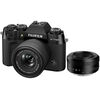 Appareil photo Hybride à objectifs interchangeables Fujifilm X-T50 Noir + 15-45mm + TTartisan 27mm F2.8