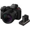 Appareil photo Hybride à objectifs interchangeables Panasonic Lumix S5D + 28-200mm + 2 batteries suppl. + chargeur duo