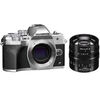 photo Olympus OM-D E-M10 IV Argent + 7Artisans 55mm F1.4