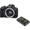 Appareil photo Hybride à objectifs interchangeables Canon EOS R50 Boitier nu + 2 batteries sppl. + chargeur DUO