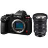 Appareil photo Hybride à objectifs interchangeables Panasonic Lumix S1R II + Sigma 24-70mm F2.8 II