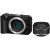 Appareil photo Hybride à objectifs interchangeables Canon EOS R50 V + 7.8mm F4 STM Dual