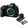 Appareil photo Hybride à objectifs interchangeables Panasonic Lumix S1 IIE Boitier nu + CFexpress 128 Go + 2 batteries suppl. + chargeur DUO