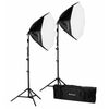 Torches Photo Video Bresser Kit Softbox Lumière du Jour BR-2860 LED 2x50W