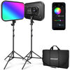 Torches Photo Video Neewer RGB168 Kit 2 Panneaux d'Éclairage Vidéo RGB