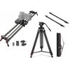 Sliders & dollies Neewer Kit Slider Motorisé 120cm + Trépied vidéo TP74 avec rotule vidéo + Paire de bras de stabilité