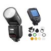 photo Godox Flash V1Pro + Transmetteur X-ProII + Kit Accessoires AK-R1 pour Olympus/Panasonic