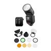 Flash Photo Godox Flash V1Pro + Déclencheur X3 + Kit accessoires AK-R1 pour Fujfilm