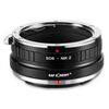 Convertisseurs de monture K&F Concept Bague d'adaptation boitier Nikon Z pour objectifs Canon EF