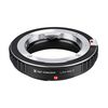 Convertisseurs de monture K&F Concept Bague d'adaptation boitier Nikon Z pour objectifs Leica M