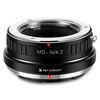 Convertisseurs de monture K&F Concept Bague d'adaptation boitier Nikon Z pour objectifs Minolta MD