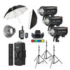 Kits flash studio Godox Kit studio Trio QT600IIIM-D