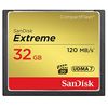 Cartes mémoires SanDisk CompactFlash 32 Go Extreme 800x (120Mb/s)